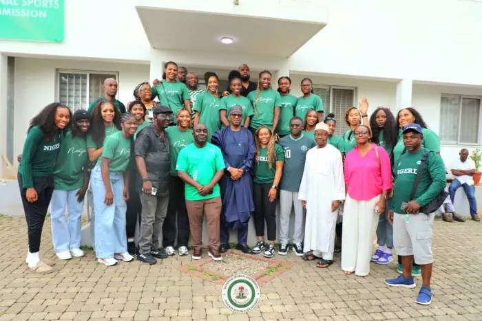 D’Tigress Visit National Sports Commission Ahead of 2025 Afrobasket Title Defense