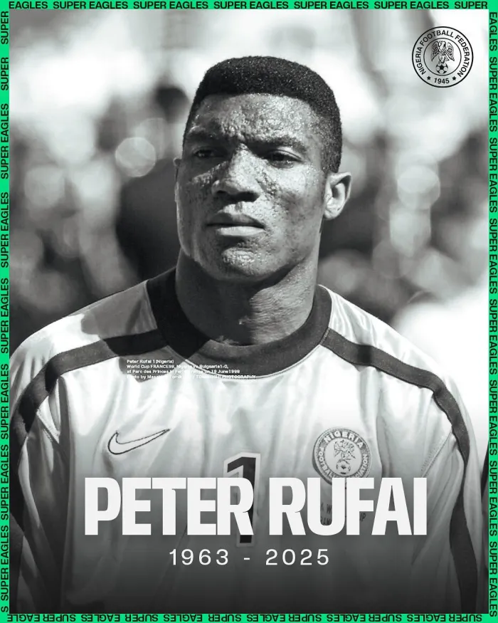 Nigeria's Legendary Goalkeeper , Peter Rufai Dies At 61. ...Dodo Mayana Concedes Vital Goal To Death In Lagos