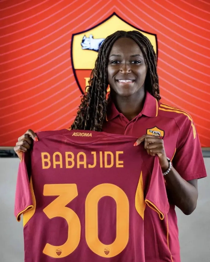 Super Falcons Striker Omorinsola Babajide Joins AS Roma Femminile