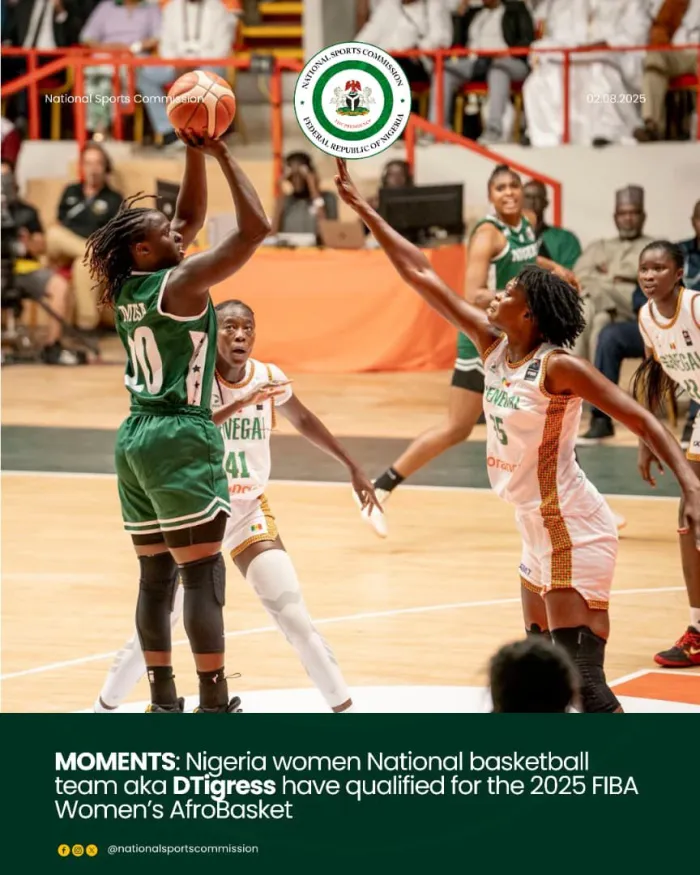Afro Basketball: Nigerian Women Roars into their 5th Finals of African Show Again. …Make a Come Back to Silence Senegal 75-68.