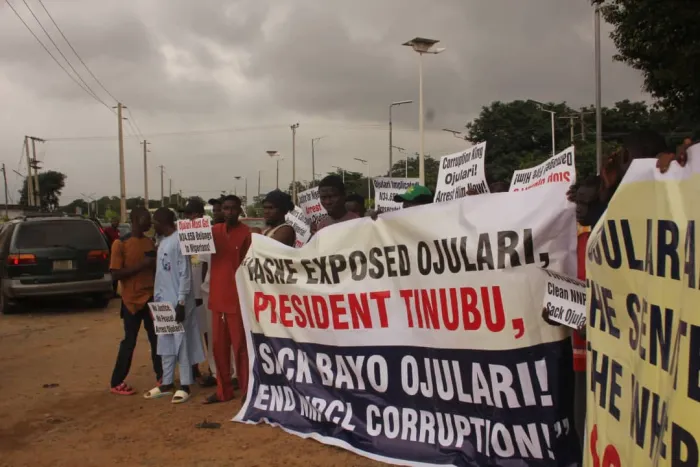 Alleged Corruption: CSOs protest at EFCC , urges arrest. Prosecution of NNPCL GCEO, Ojulari