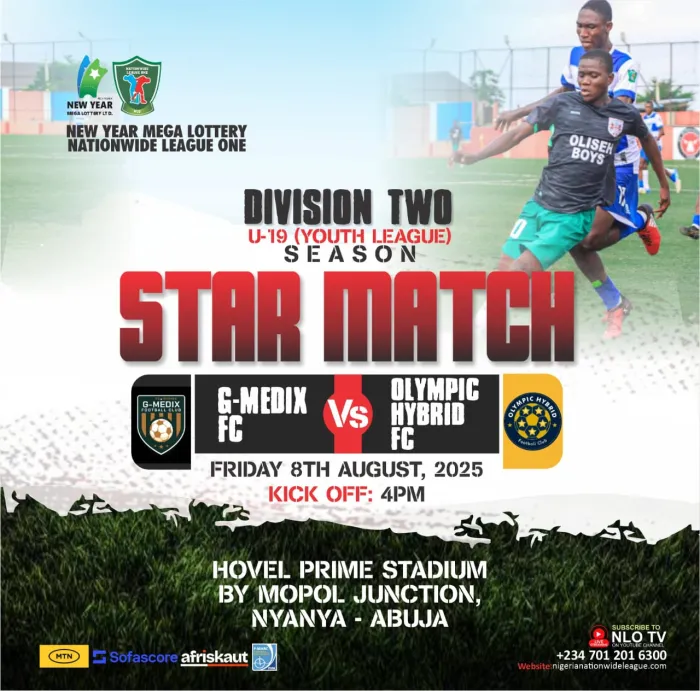 G Medix FC, Olympic Hybrid FC Clash In 2025 NLO U19 Season Opener