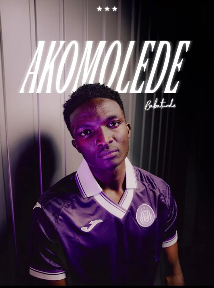 Akomolede Signs Four-Year Deal with Anderlecht FC, Set to Shine in Belgium