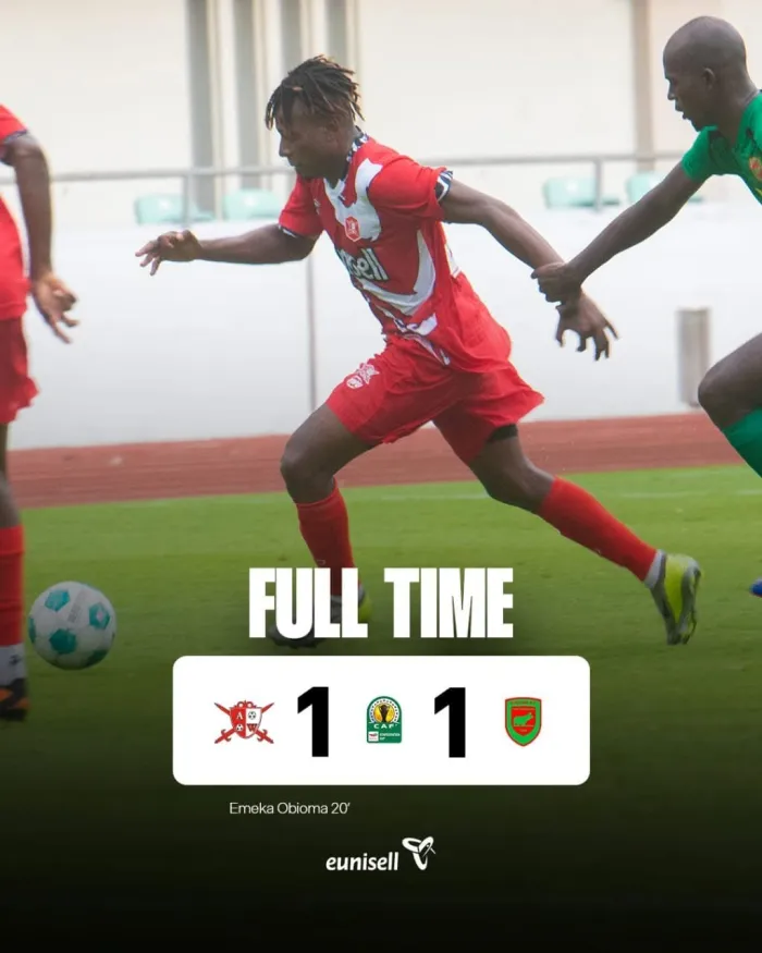 CAF Confederation Cup: Abia Warriors Held 1–1 by Djoliba AC in Uyo Debut