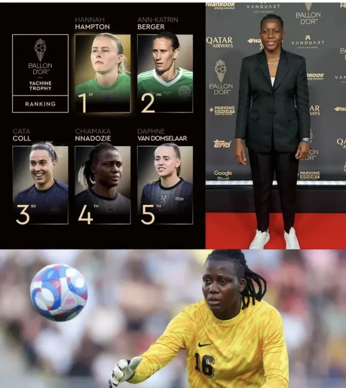 Chiamaka Nnadozie Ranked 4th Best Goalkeeper in the World — A Historic First for Nigeria