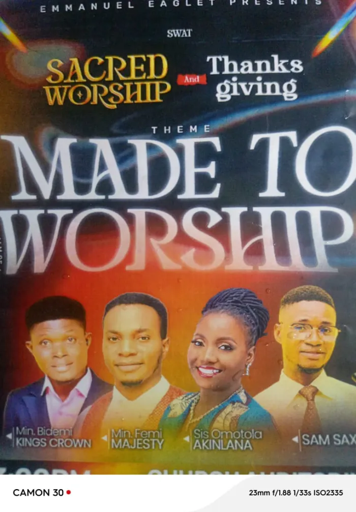 RCCG Emmanuel Eaglets stage SWAT Sept 21