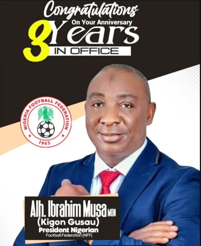 Three Years of Ibrahim Gusau at the Helm of the NFF: Key Achievements, Progress and Challenges