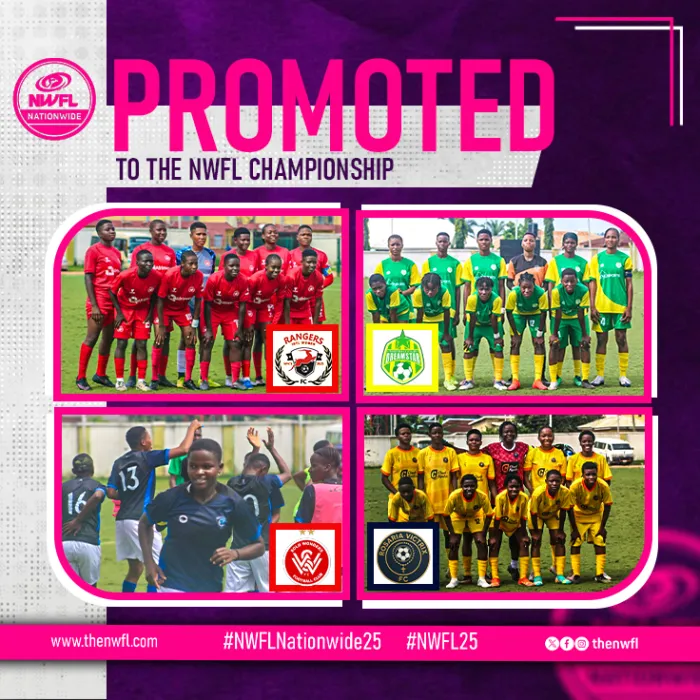 2025 NWFL Season Ends with Nationwide as Four Teams Earn Promotion to Championship