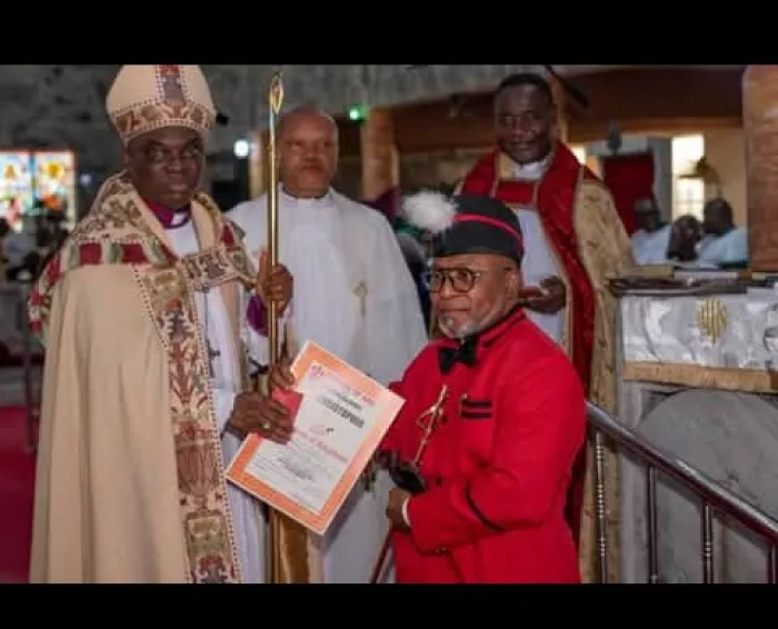 Abia Assembly Speaker, Knighted By The Anglican Church