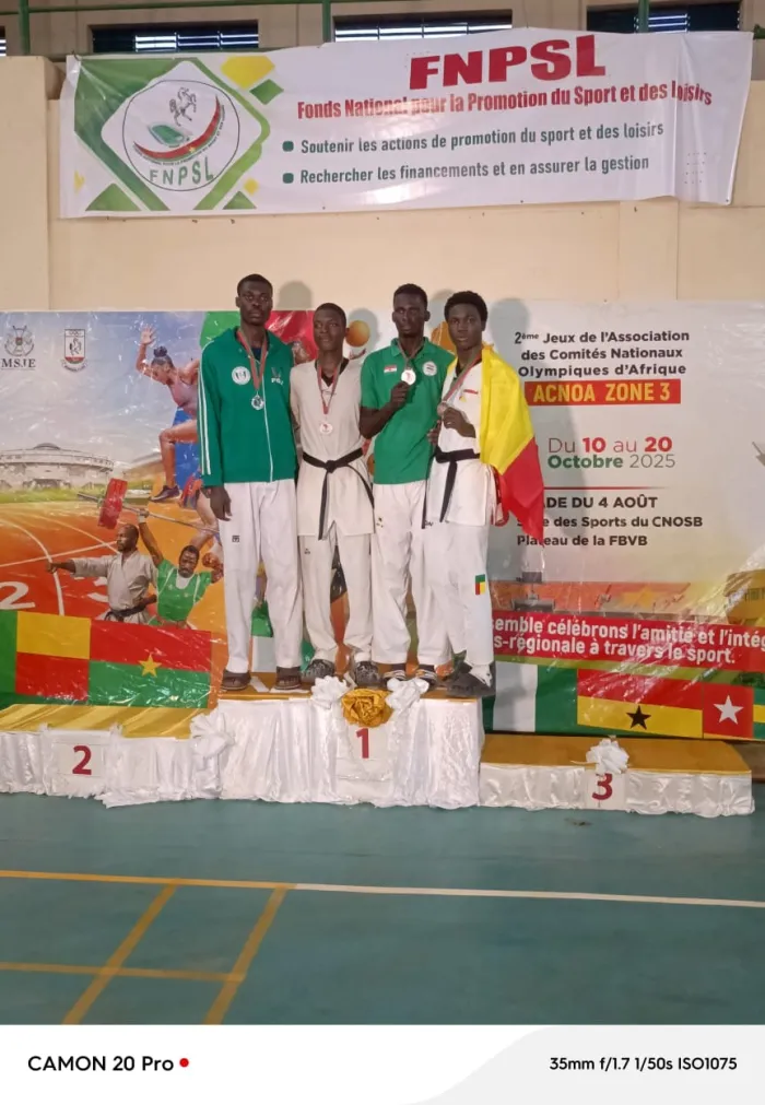 ANOCA Zone III Games : Team Nigeria sweeps 2 Taekwondo silver medals in Ouagadougou*
