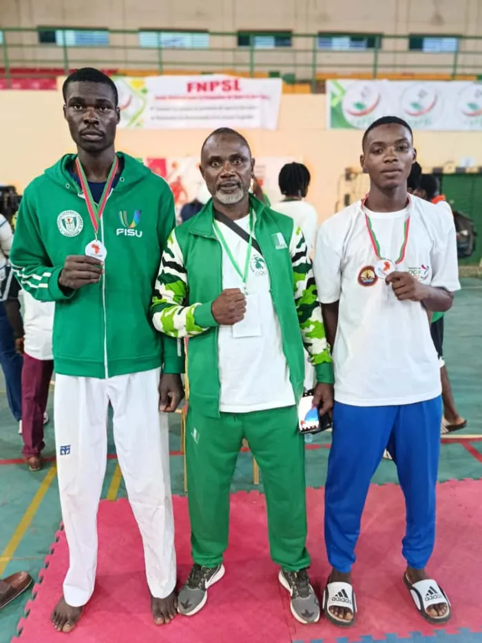 ANOCA Zone III Games : Team Nigeria sweeps 2 Taekwondo silver medals in Ouagadougou*