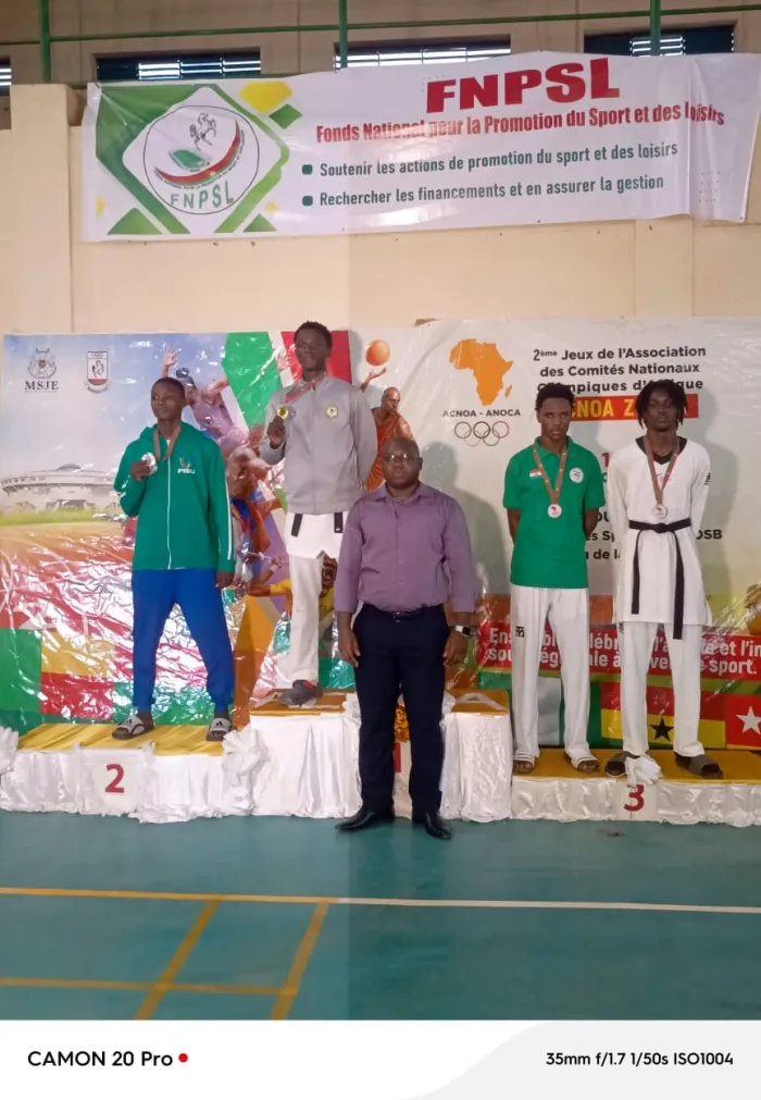 ANOCA Zone III Games : Team Nigeria sweeps 2 Taekwondo silver medals in Ouagadougou*