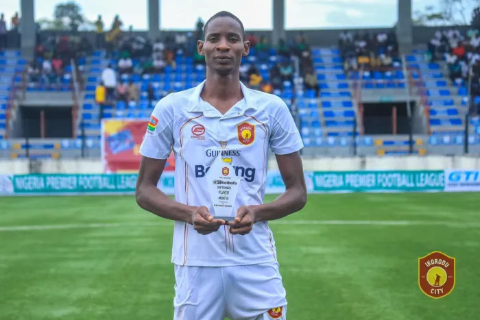 Ikorodu City Midfield Dynamo Kelechi Onwe Wins September Of The Month