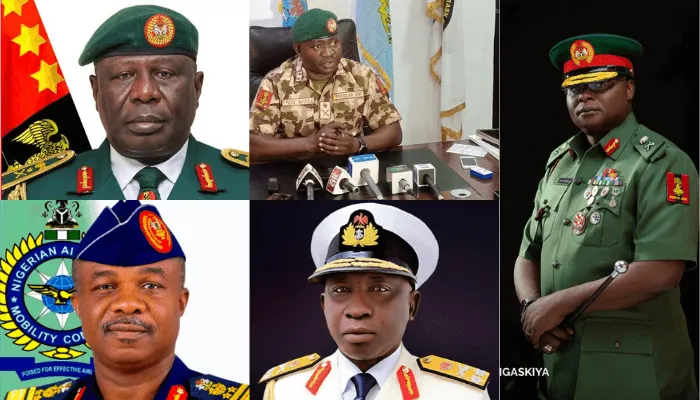 Meet Nigeria’s Service Chiefs: The Men Leading The Nation’s Defense Renaissance