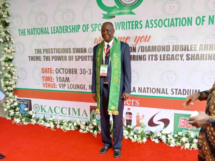 NVBF President Musa Nimrod Honoured as SWAN Patron for Exemplary Contribution to Sports Journalism