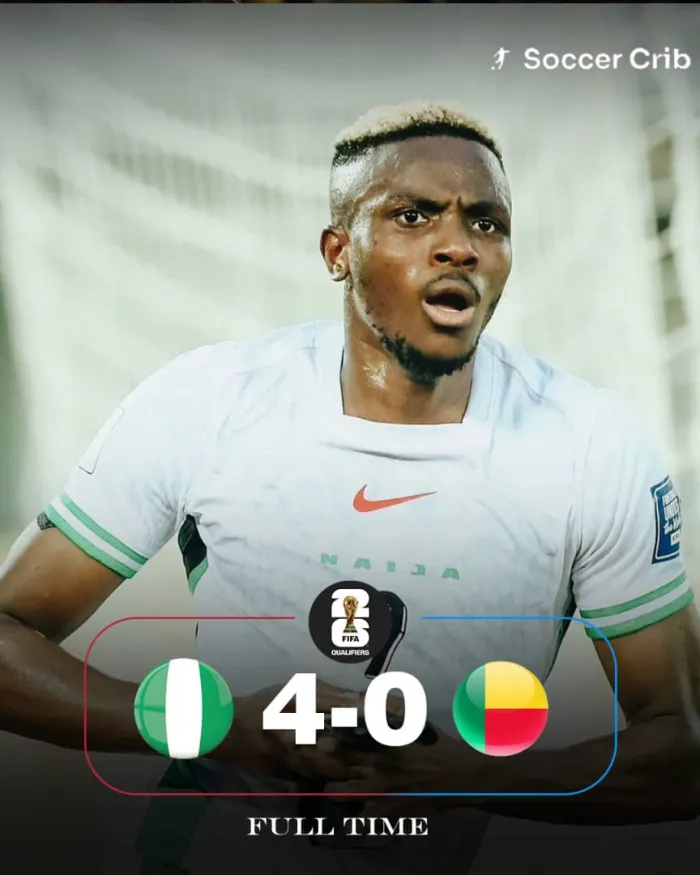 Osimhen's Lethal Efforts Keeps Nigeria's World Cup Dream Alive