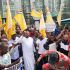 Over 3,000 NYCN members protest against withdrawal of CAC registration
