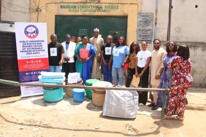 PAR-RVP-INITIATIVE ADVOCATES FOR EFFECTIVE REHABILITATION AND BETTER POST - INCARCERATION LIFE FOR  NIGERIAN CUSTODIAL CENTER INMATES.