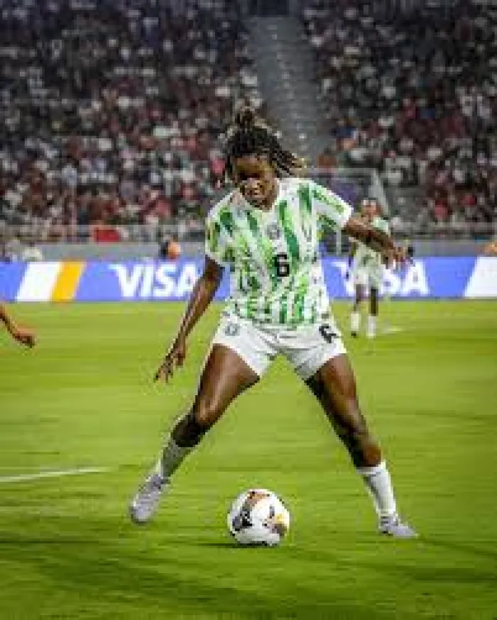 Super Falcons Star Esther Okoronkwo Returns to Training After WAFCON Triumph