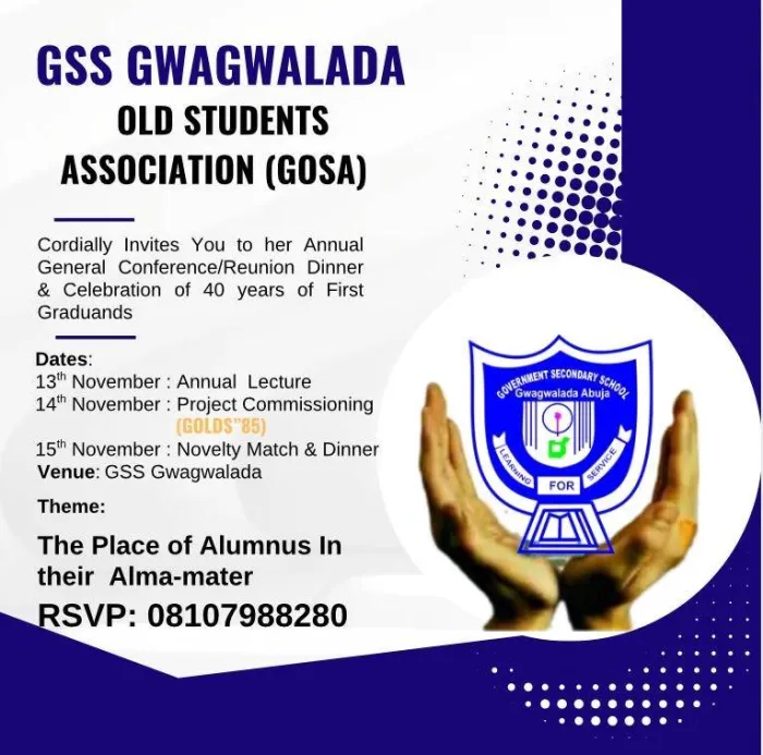 Diaspora Old Students Arrive Nigeria Ahead of 40th Anniversary & Grand Union of GSS Gwagwalada*   _Twin Borehole Project Ready for Commissioning_ 