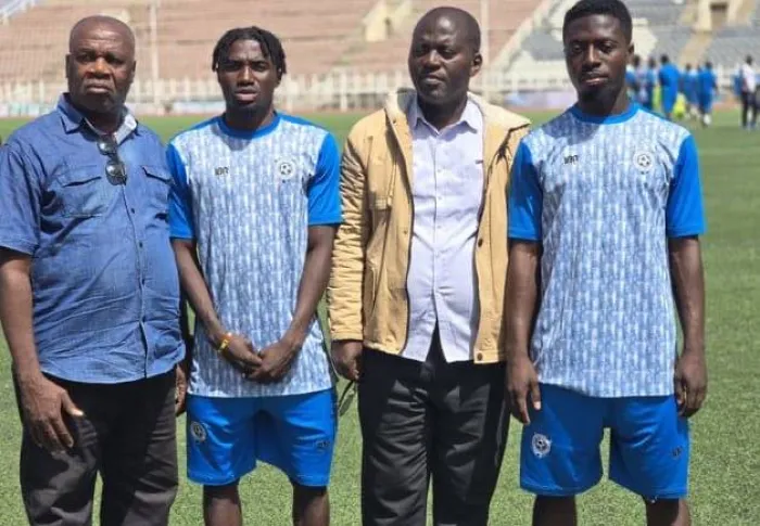 Ghana Embassy Officials Visit Injured Barau FC Midfielder, Nana Abraham