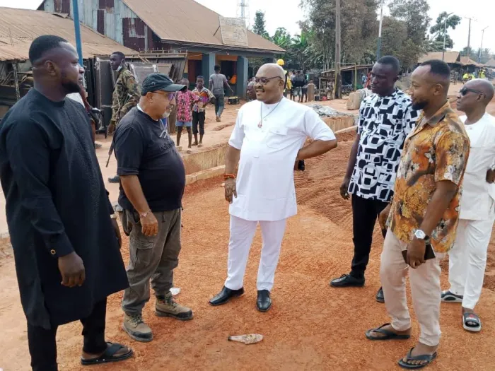 Ohaji-Egbema Lawmaker , Hon Uzoma Francis Osuoha, Inspects Elele/Umuapu/Umuagwo/Obinze Road Reconstruction