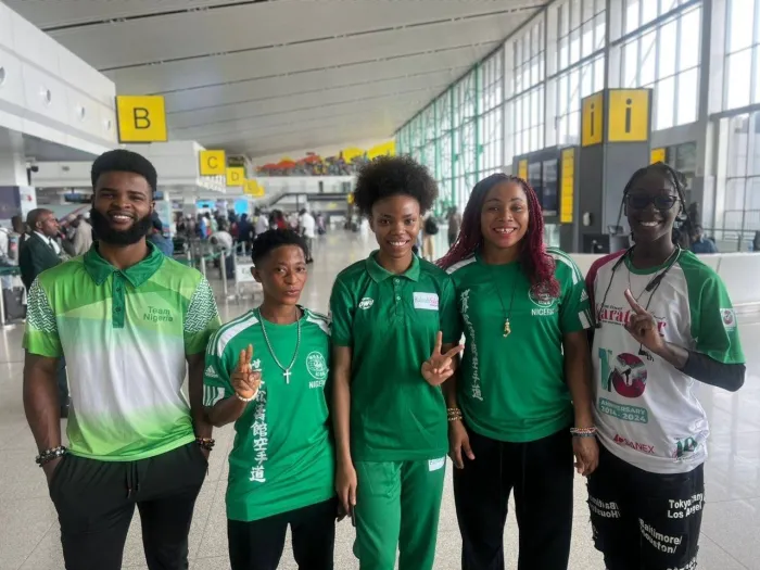 Team Nigeria Storms Egypt For World Karate Championship