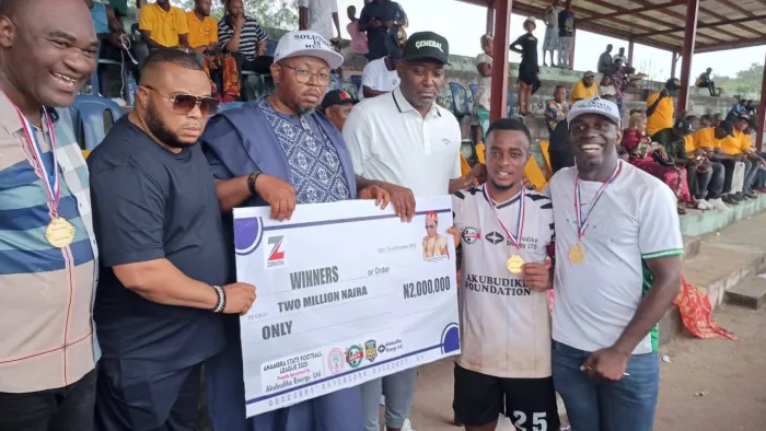 Lampada FC Emerge Champions of 2025 ANSFA/Akubudike State Football League