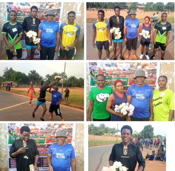 Obiedelu, Eweni Claim Top Prize in Male, Female Categories of 1st Akwaeze Marathon Race*
