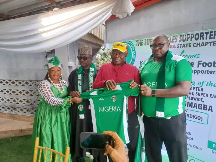 SESC President, Prince Okumagba Officially Inaugurates Anambra State Chapter of Super Eagles Supporters Club