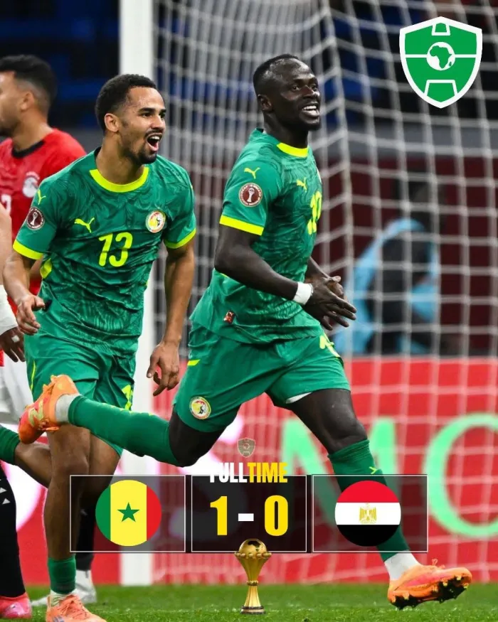 2025 AFCON: Mané Sends Out Egypt with a Bullet Shot in 1–0 Semi-Final Victory