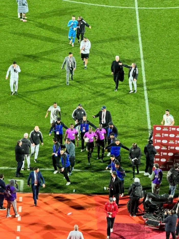2025AFCON: Algerians Scatter Stadium Over Loss to Nigeria Pursue Ref.  …Algeria Protests CAF To Punish Algeria vs Nigeria Ref for their Loss. 