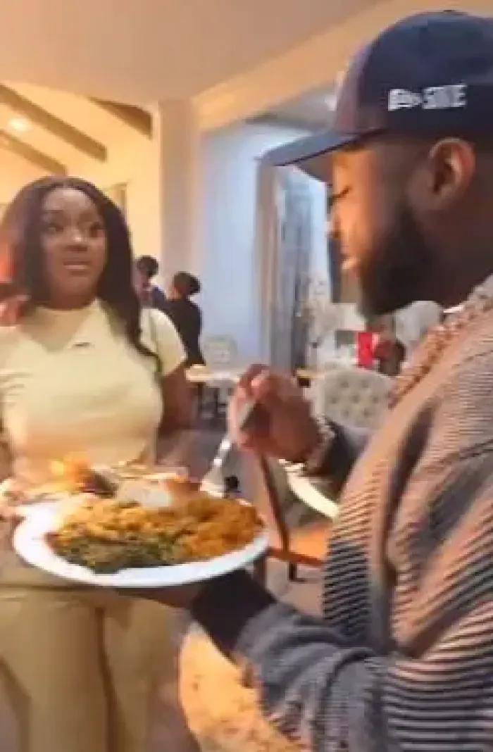 Davido Shares Playful Moment With Wife Chioma During Vacation