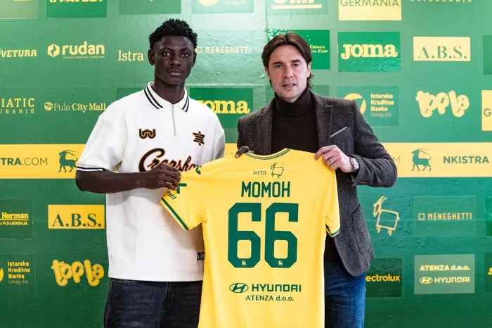 NK Istra Sign Nigerian Teenage Defender Mutari Momoh on Five-Year Deal