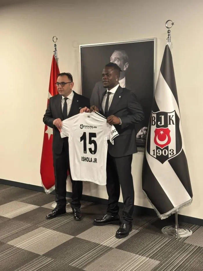 36 Lion Product Junior Olaitan Makes Big Move To Turkish Giants Besiktas*   *Junior Olaitan Joins Besiktas On 3-Year Deal*