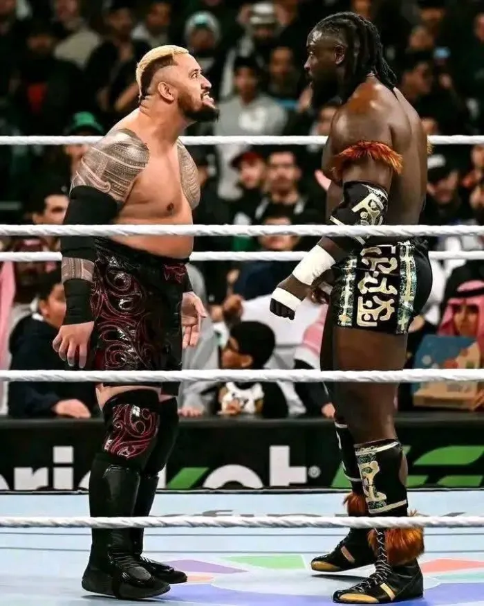 Nigerian Wrestler Oba Femi Shines on WWE Royal Rumble Debut in Riyadh