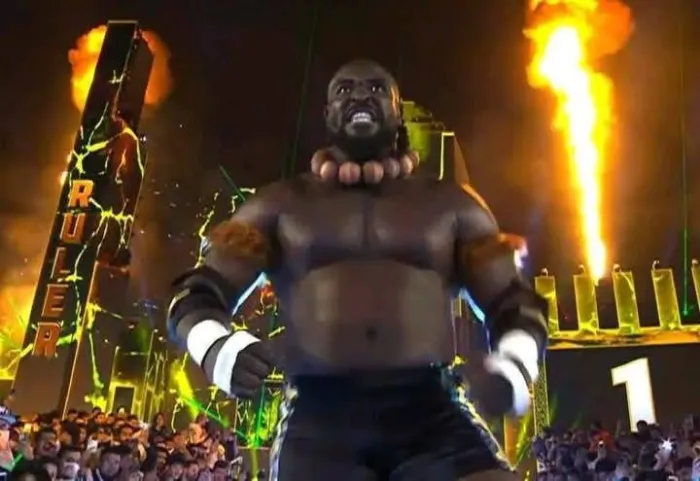 Nigerian Wrestler Oba Femi Shines on WWE Royal Rumble Debut in Riyadh
