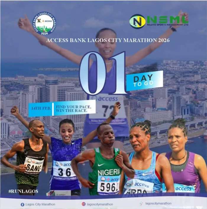 One Day to Go: 2026 Access Bank Lagos City Marathon World Press Conference Holds Friday