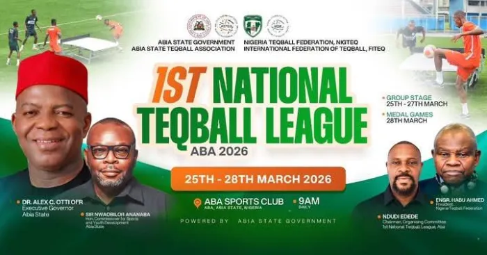 1st National Teqball League , Aba 2026