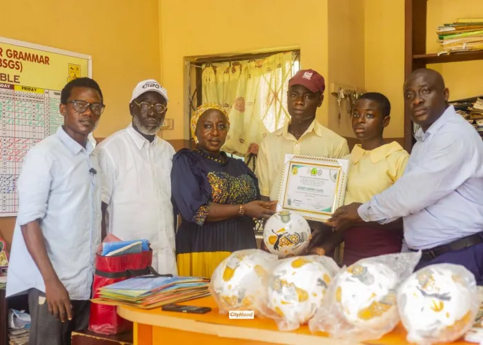 Badagry Grammar School Scores Big with CAF Football Support