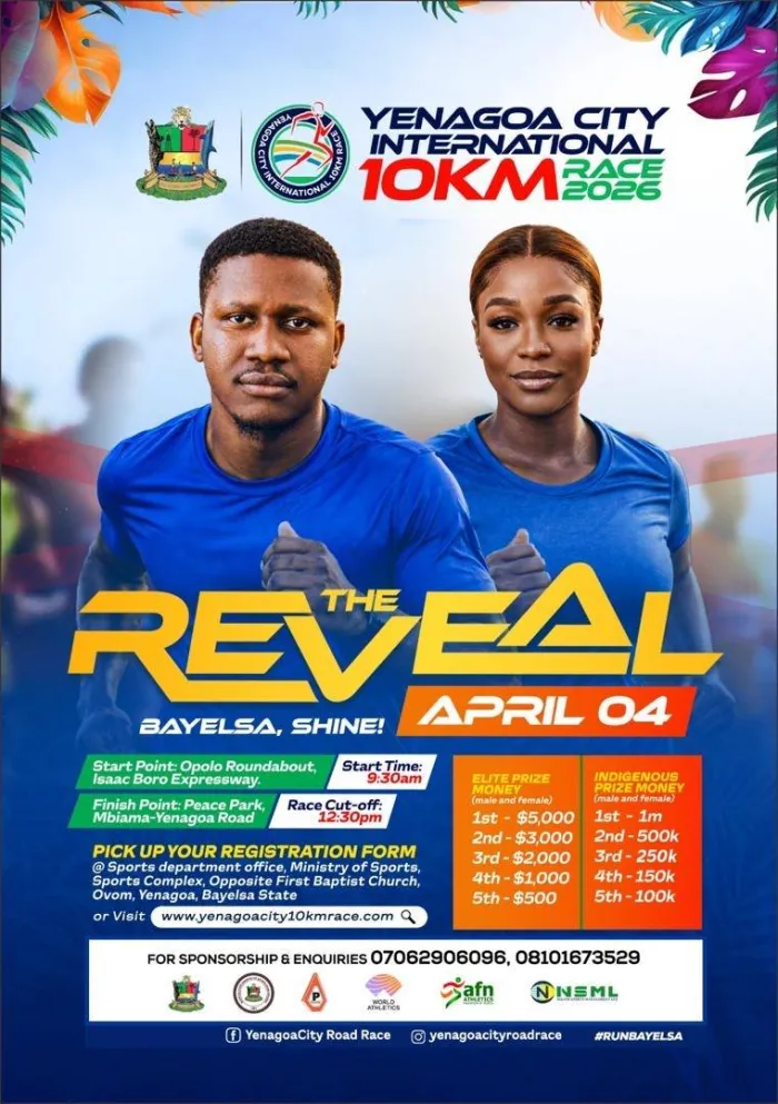 Bayelsa Set to Host Yenagoa City 10KM International Race in April
