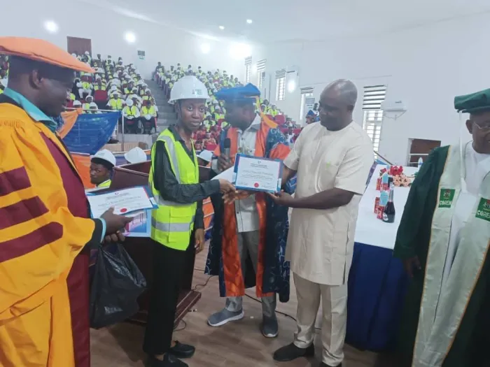 COREN, NSE Induct 482 UNIZIK Engineering Graduates at Maiden Ceremony, Honour First-Class Stars