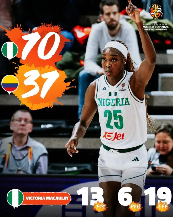 FIBA WORLD CUP QUALIFIERS: African Champions D'Tigress switches attention to South Korea after commanding win over Colombia*