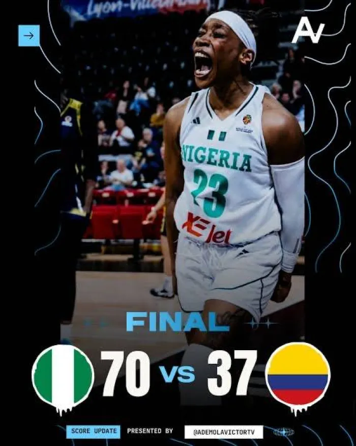 FIBAWWC2026: Nigeria’s D’Tigress Mauls Colombian Tigress 70-37 In France