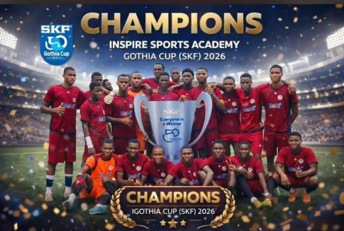 Inspire Sports  Academy Clinches Gothia Cup U-17 Title, Set To Represents Nigeria In Sweden