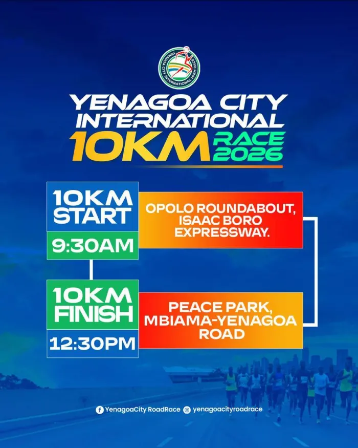 Yenagoa City International 10KM Race to Chip Every Runner for Accurate Timing