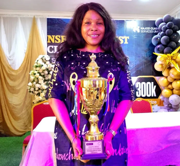 Afolayan Makes History as First Female Winner of South-West Closed Scrabble Tournament