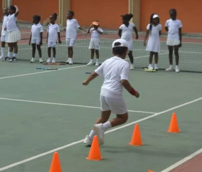 Excited participants salute Ikoyi Club over Easter Holiday Tennis clinic