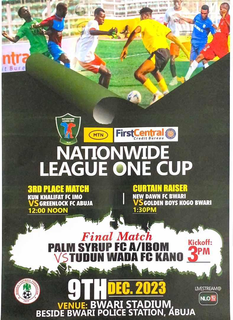 NLO CUP: Palm Syrup Looks To Spoil Tudun Wada Party