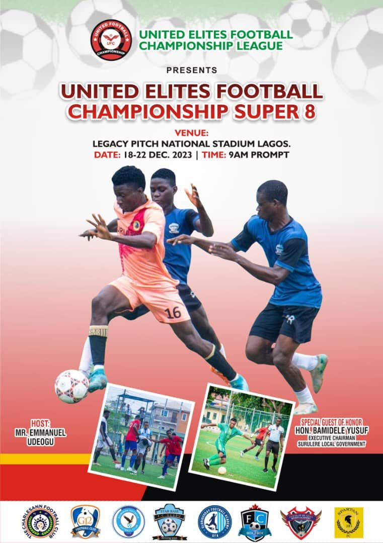 United Elites Football Championship Super 8 Teams Know Foes